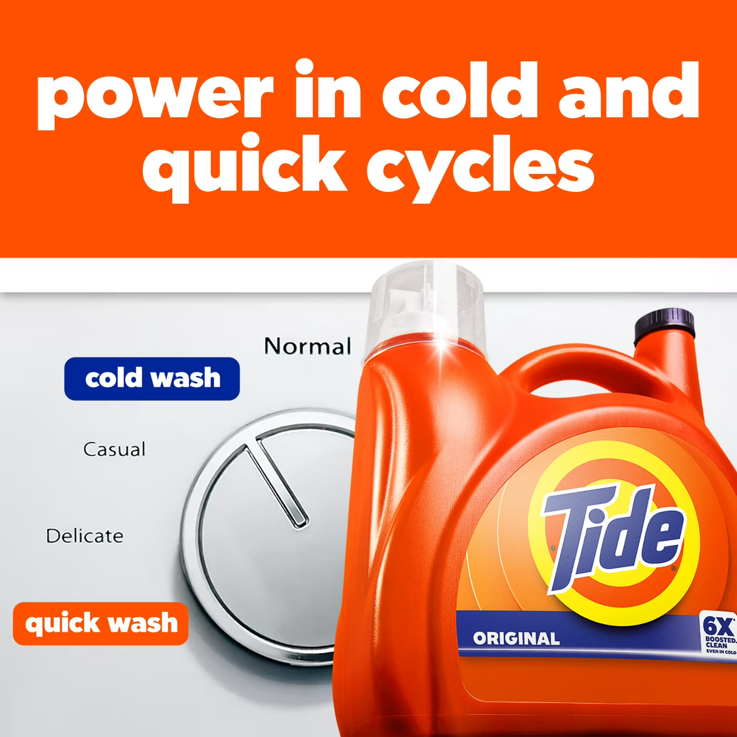 Tide Liquid Laundry Detergent Original Scent HE Compatible 132 fl oz, 100 Loads