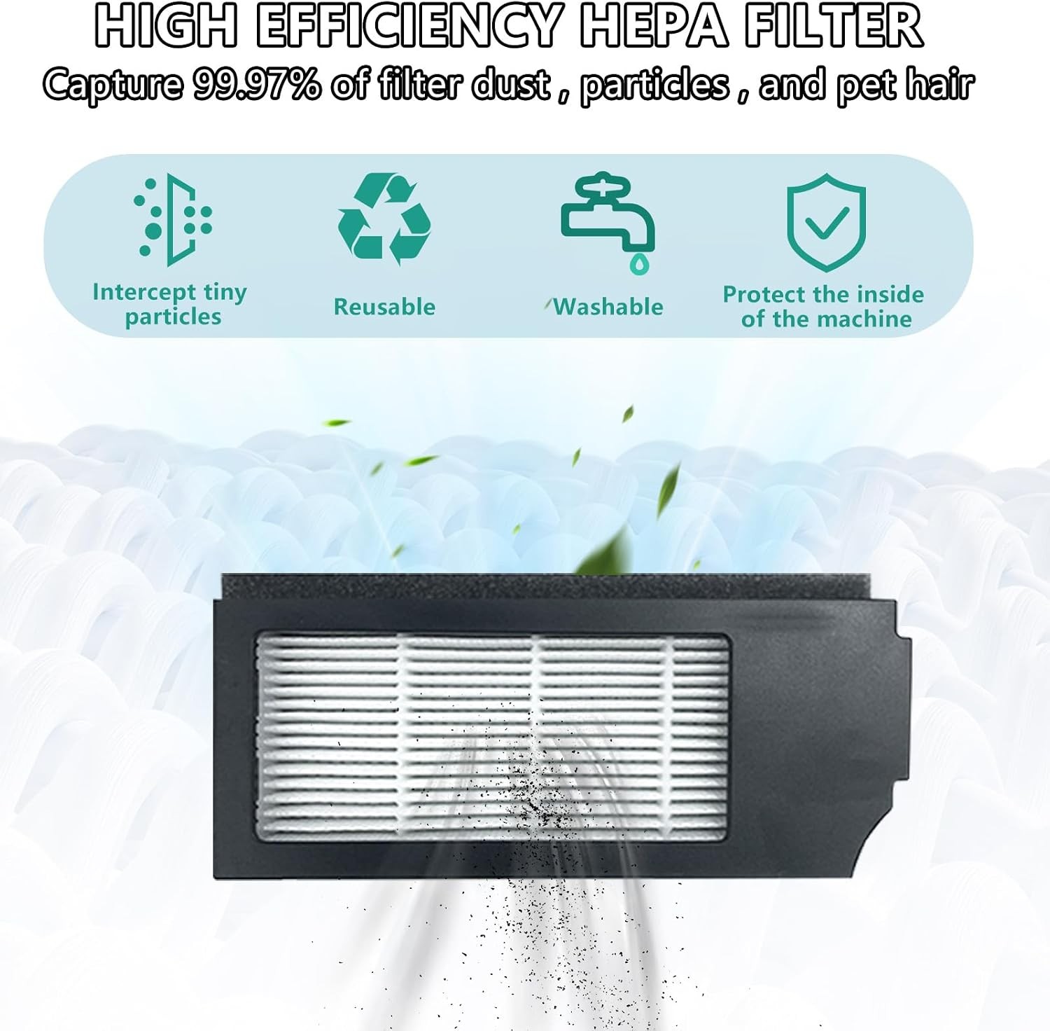 Replacement for ECOVACS DEEBOT N20 Plus N20 Pro Plus Vacuum Cleaner for Yeedi