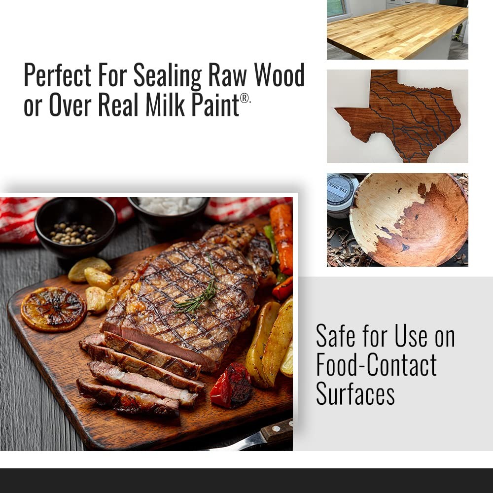 , Wood Wax for Finishing, Unfinished Furniture, Cutting Boards, Butcher Block…