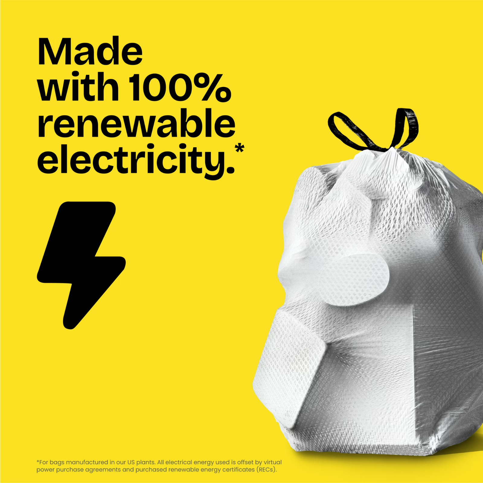 Glad ForceFlex Tall Kitchen Drawstring Trash Bags, 13 Gallon, Gain Original,80ct