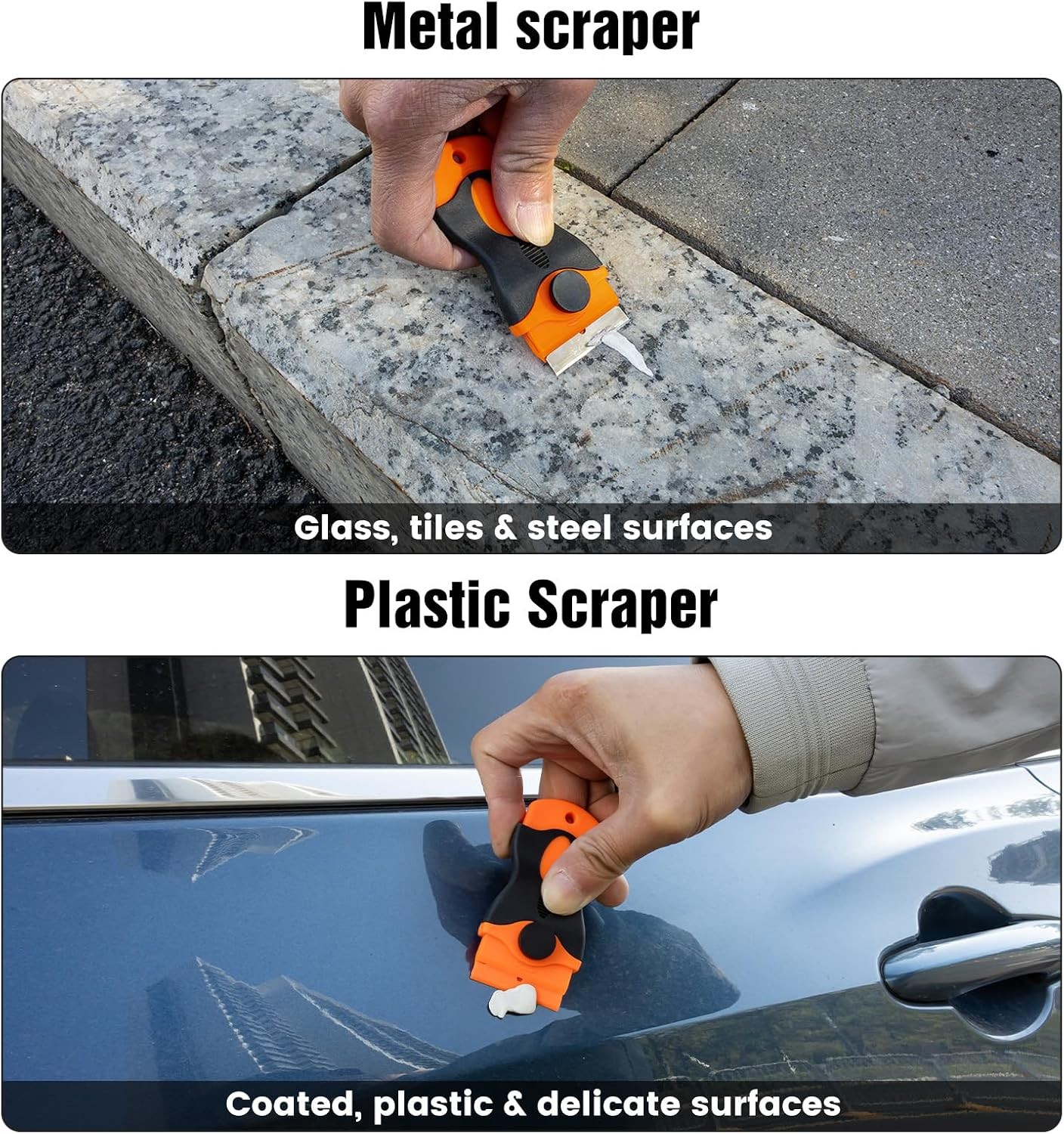 Eraser Wheel Decal Remover Tool Kit with Drill Adapters Razor Scrapers for Cars