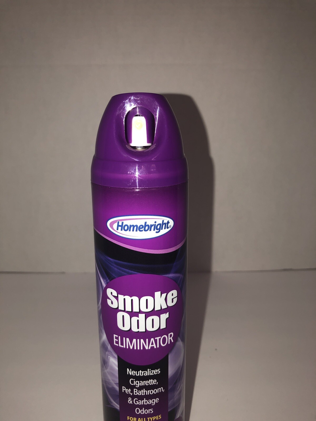 1 ea HomeBright Aerosol Air Freshener,Smoke Odor Eliminator-8.5 oz Lite Breeze