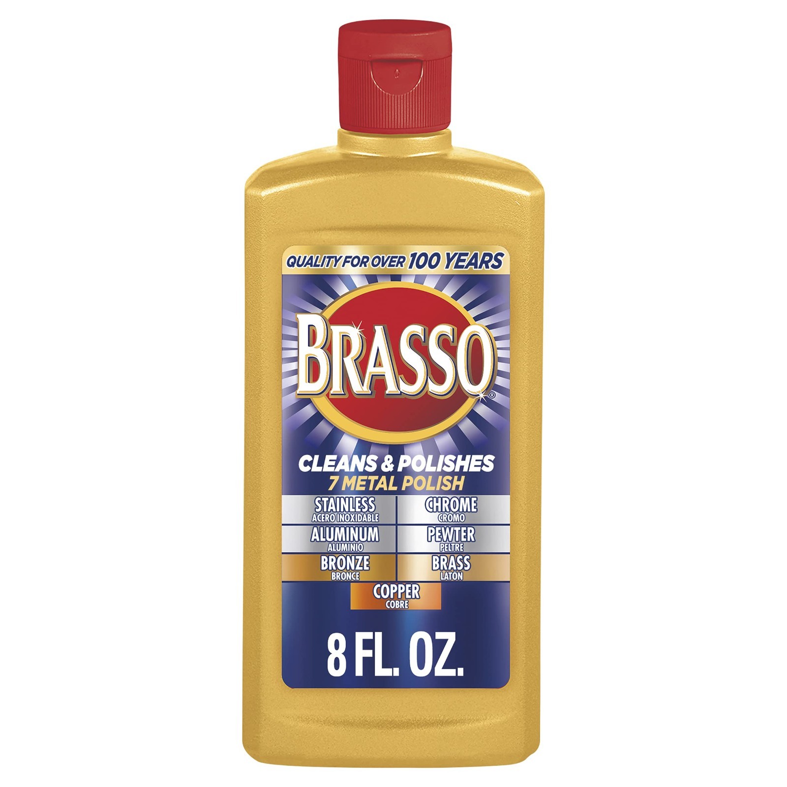 NEW Brasso-2660089334 Multi-Purpose Metal Polish, 8 oz(FAST SHIPPING)