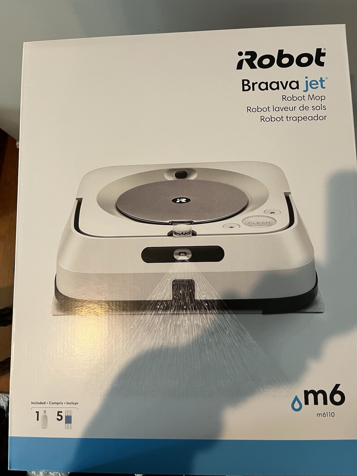 New iRobot Braava Jet M6 Wi-Fi Connected Robot Mop M611020