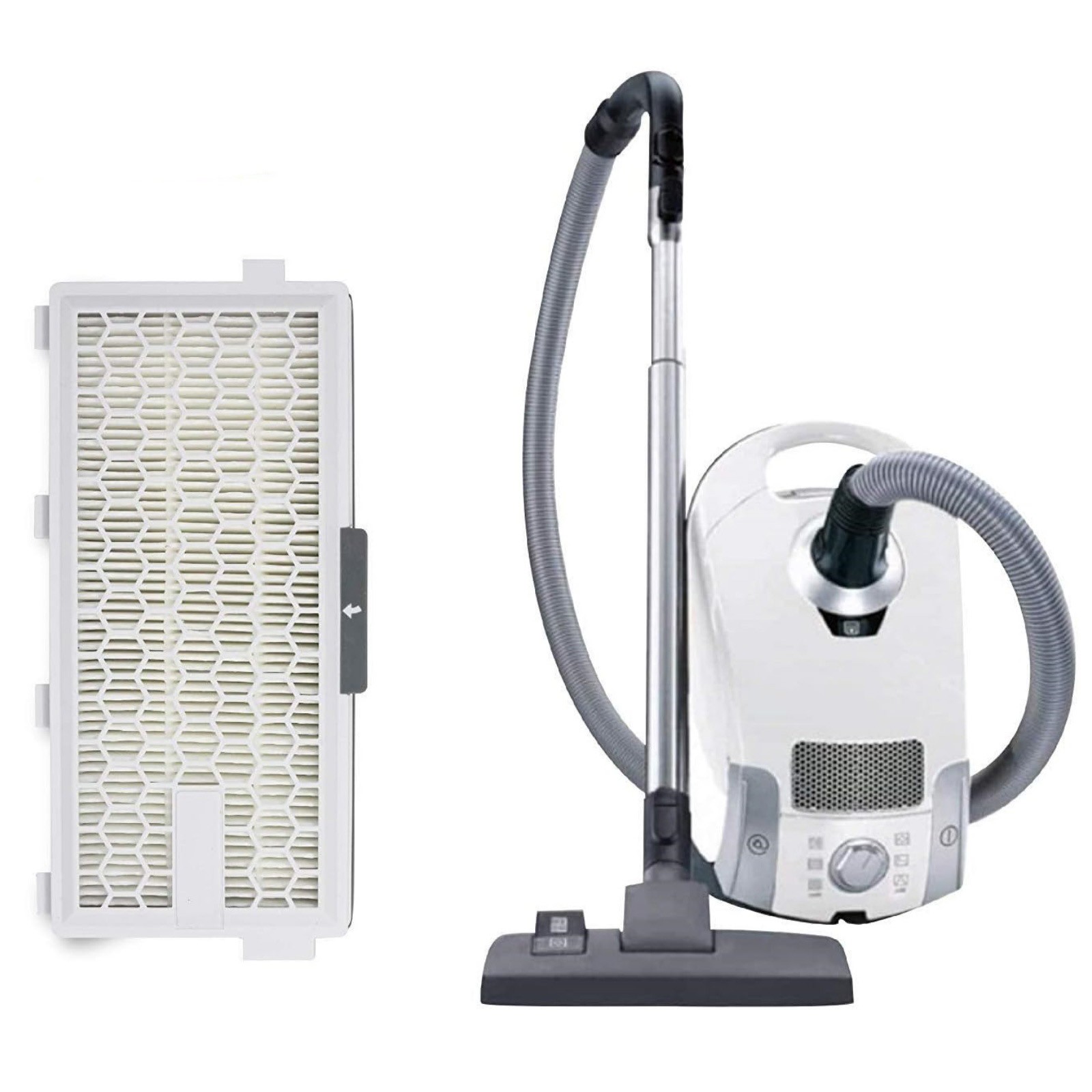 2* HEPA Replacement Filters For Miele AirClean Complete C3, Compact C2;