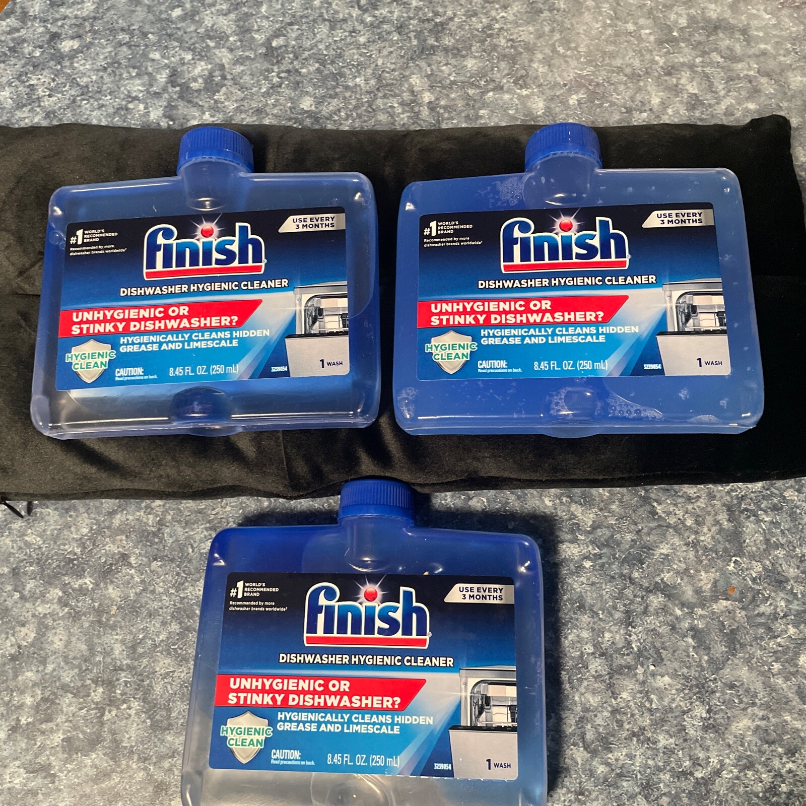FINISH DISHWASHER CLEANER 3 PACK, Recommended Every 3MONTH