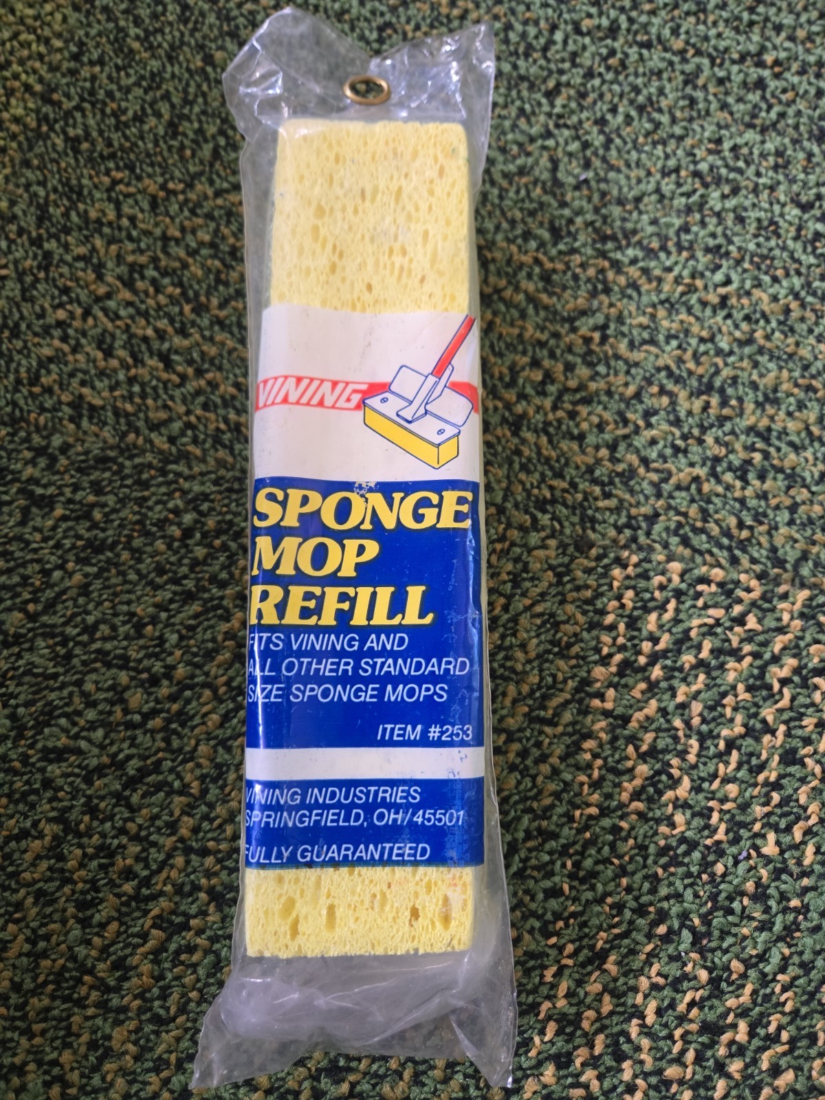 Vining-synthetic Sponge mop refill #253 NEW VTG