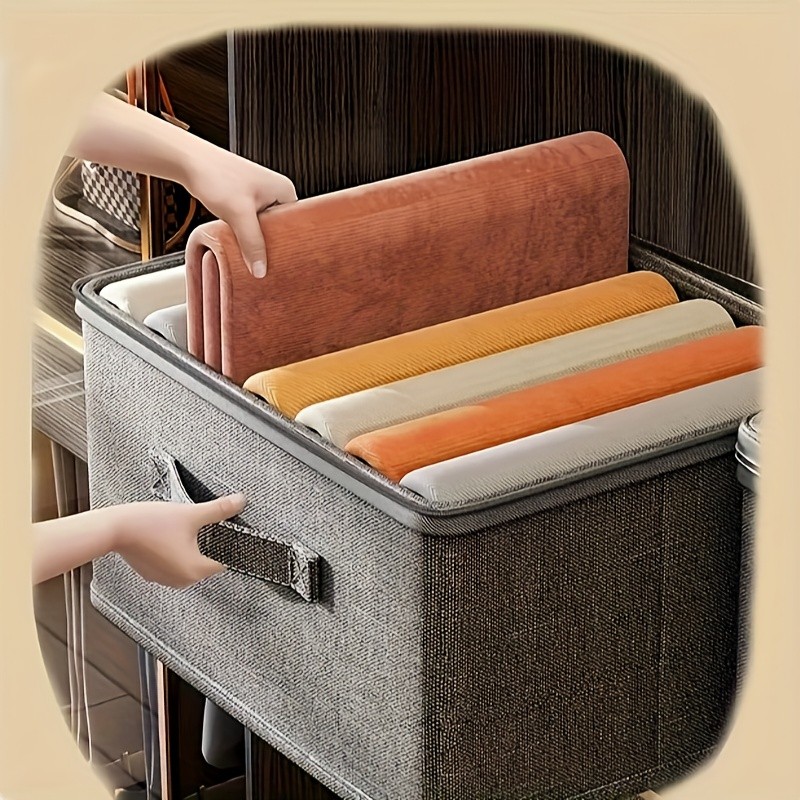 4pcs, Extra-large Foldable Cationic Storage Box, Waterproof Storage