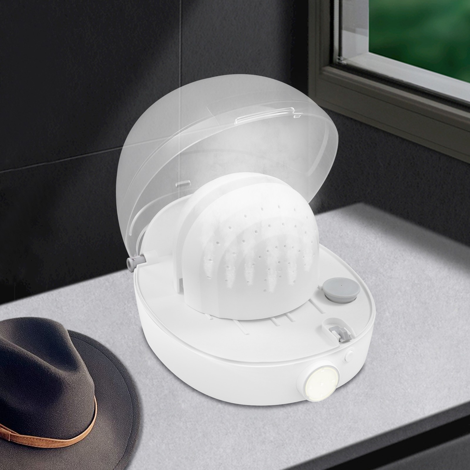 1000W Cap Cleaner Countertop Hat Care Machine Automatic Steam Cleaning Machine