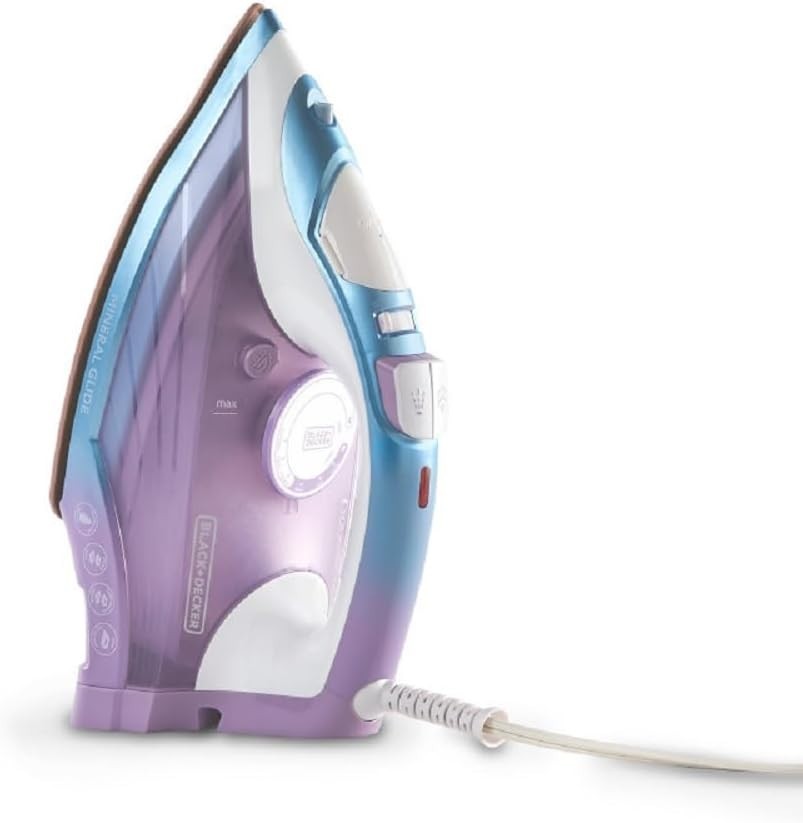 Moonstone Ceramic Soleplate Steam Iron with Anti-Drip (330ml)
