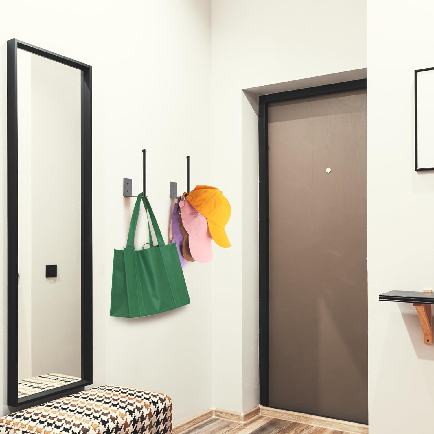 Durable Hat Organizers with Three Installation Options – Perfect for Any Room