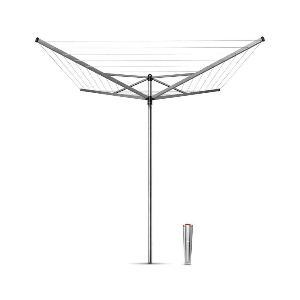 Brabantia Metal Ground Spike for Rotary Clothesline 1.35 ft Galvanized Steel