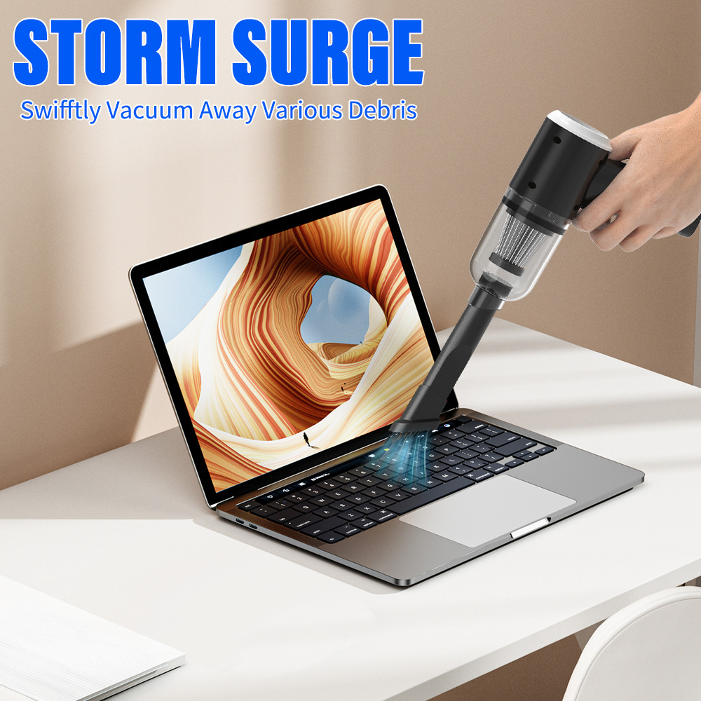 Electric Air Duster Mini Blower Vacuum Cleaner Dust for Car/PC/Keyboard/Pet/Home