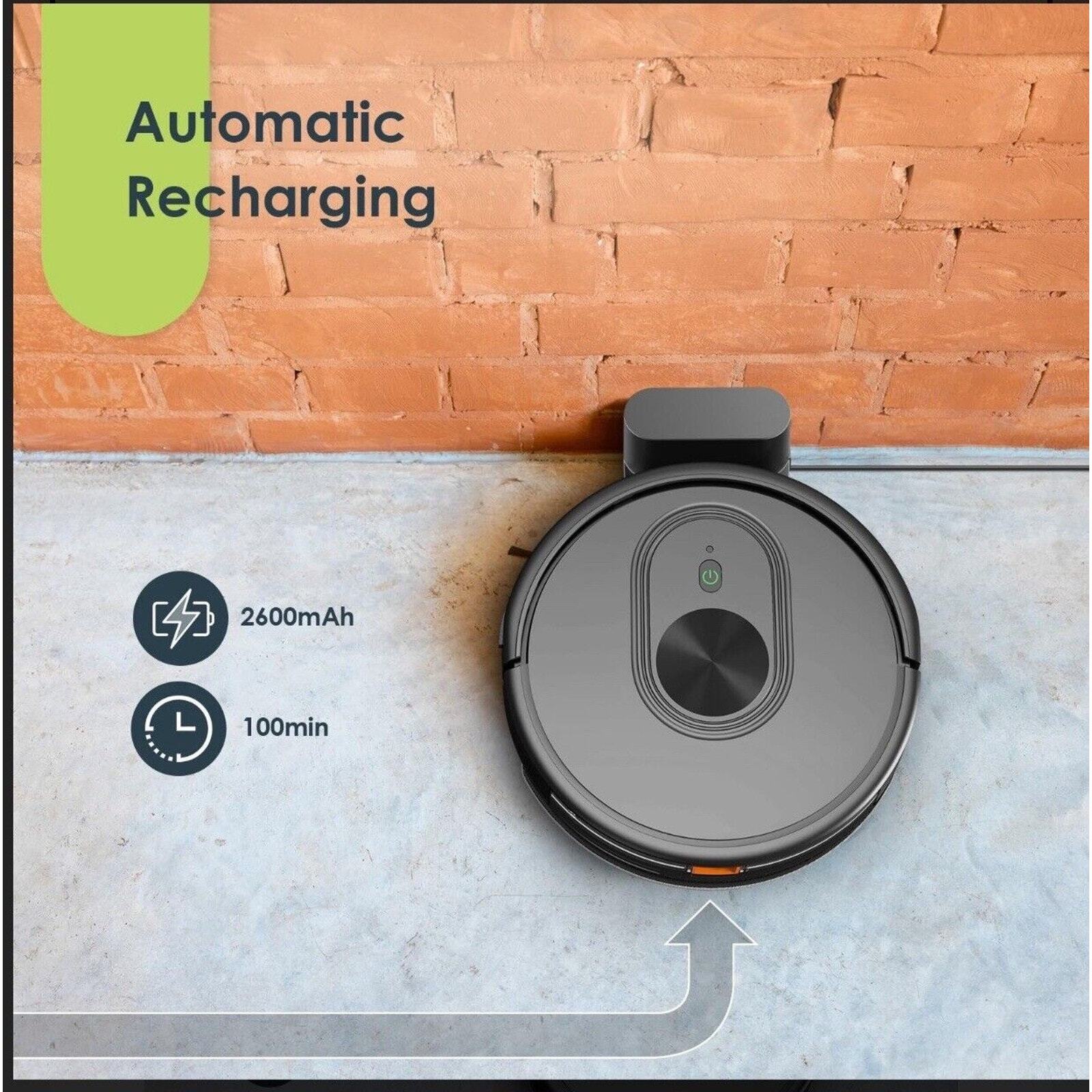 XIEBRO Smart HR101 3 in 1 Mopping Robotic Vacuum with Schedule, App/Bluetooth/A