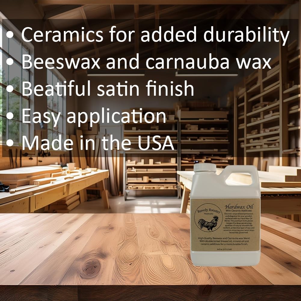 HardWax Oil with Nano-Ceramic Additives, 16 fl.oz