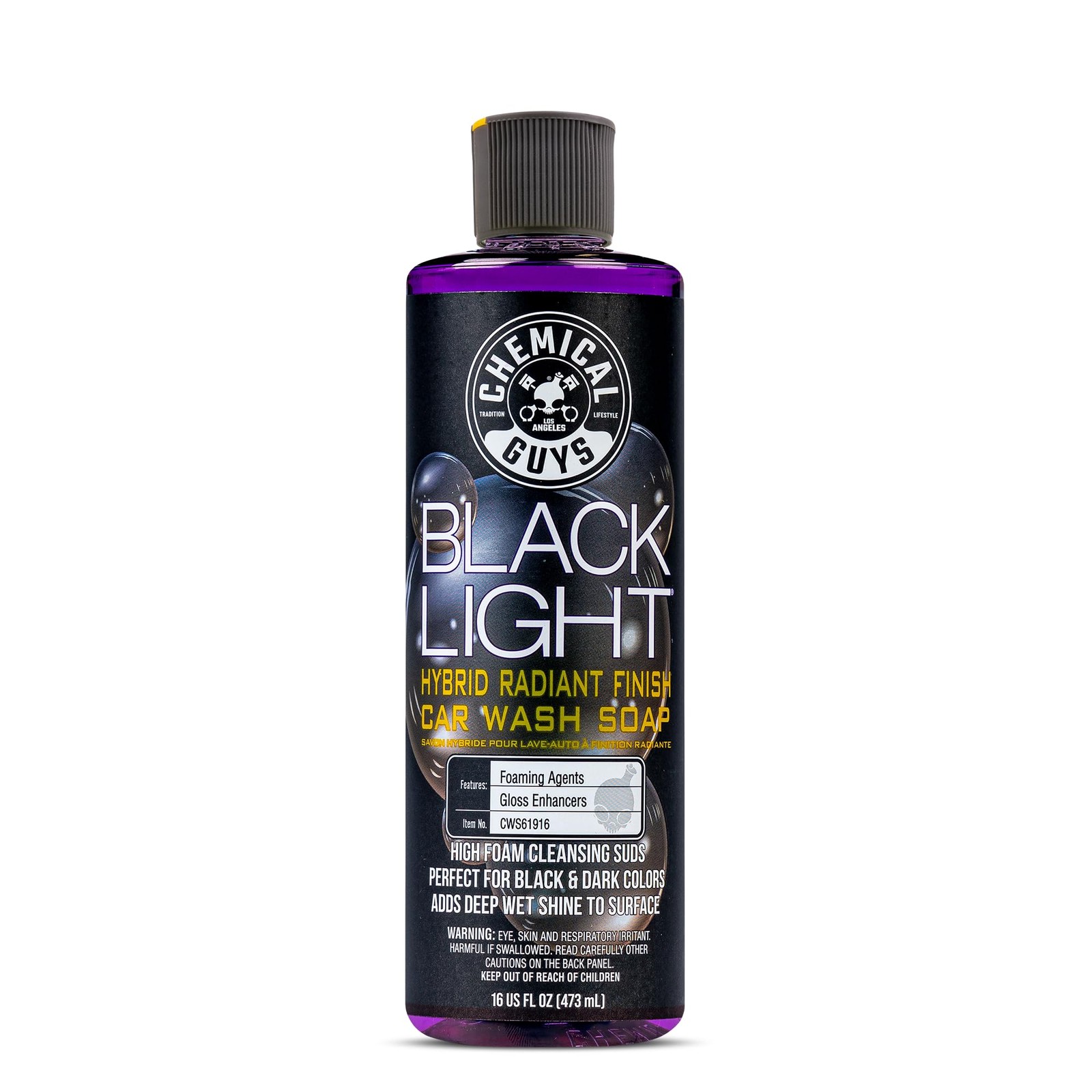 Foaming Car Wash Soap for Foam Cannons and Guns High-Performance Black