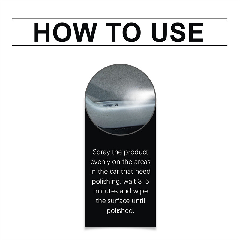 Car Interior Polish 100ml Car Interior Cleaner Interior Detailer Spray
