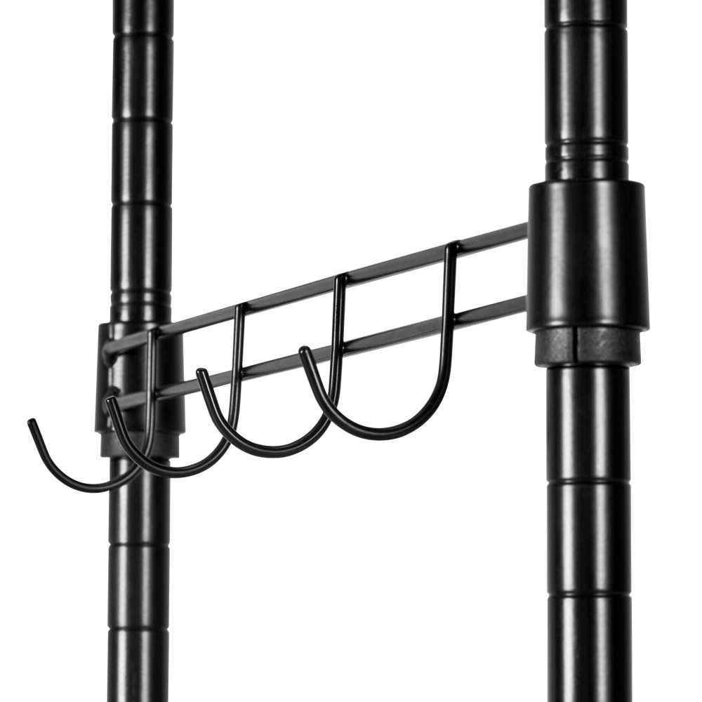 6 Adjustable Tiers Steel Frame Garment Rack, 800 lbs Load Capacity
