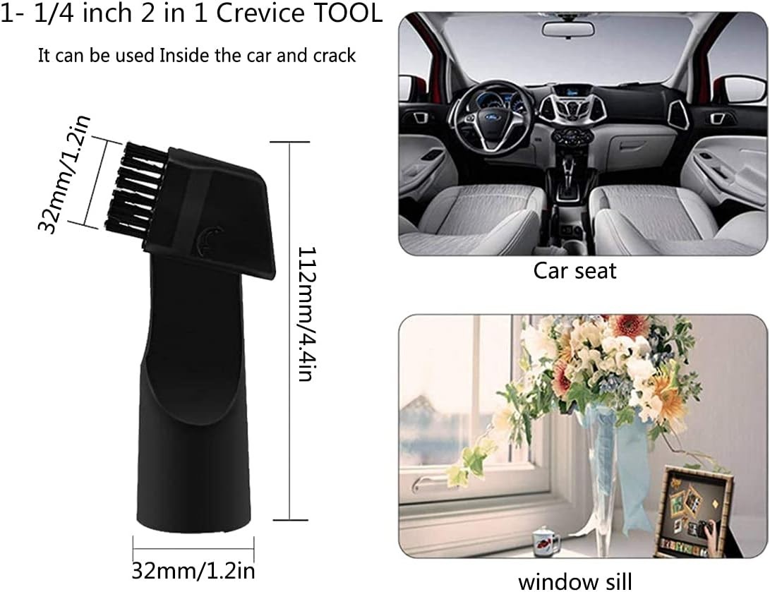 Comprehensive 1-1/4 Inch Vacuum Attachment Set – Clean Every Corner Effortlessly