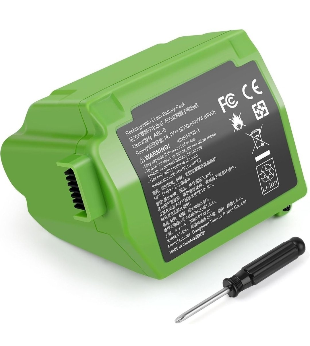 TREE.NB 5.2Ah Replacement for iRobot Roomba S9 9150 Battery ABL B Replacement