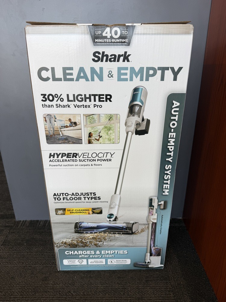 SHARK Clean & Empty Cordless Stick Vacuum, Carpet and Hardfloors – BU3521