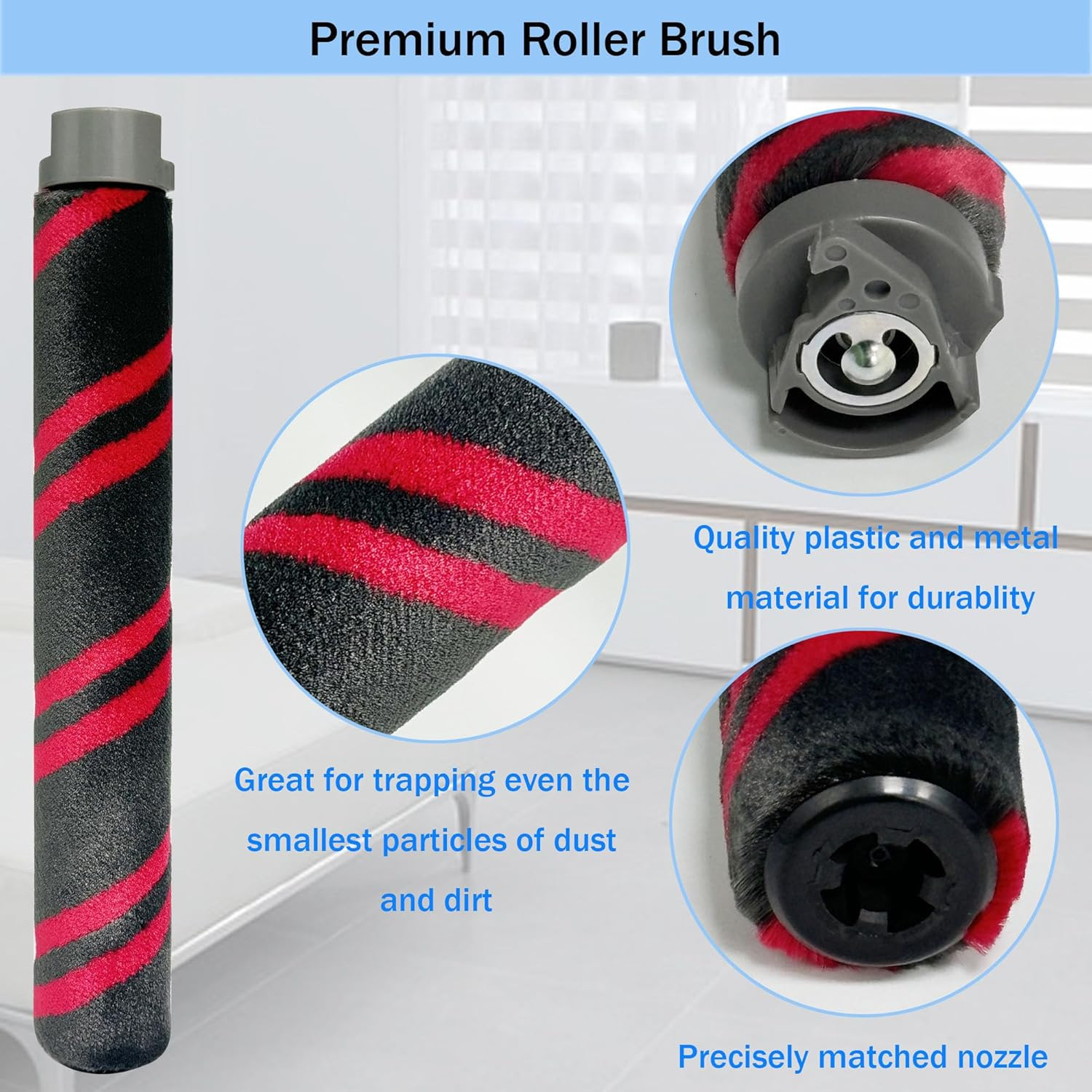 Replacement Brush Roller and Filter for Shark HZ3002/ HZ3000 Vacuum Cleaner- 1 B