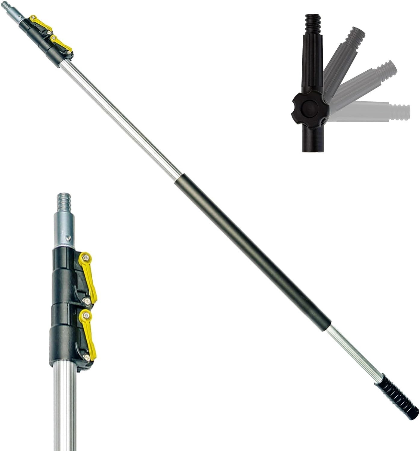 12 ft Reach 5 to 12 ft DocaPole Extension Telescopic Pole High Reach Duster Kit