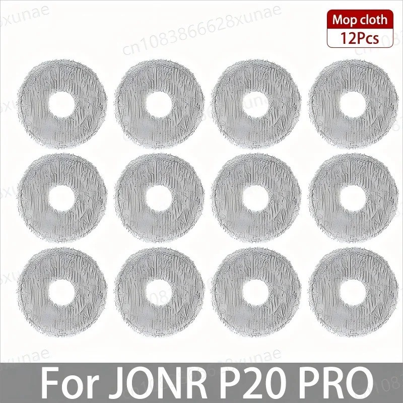 Robot Vacuum Accessories Side Brush HEPA Filter Mop Cloth Dust Bag JONR P20 Pro