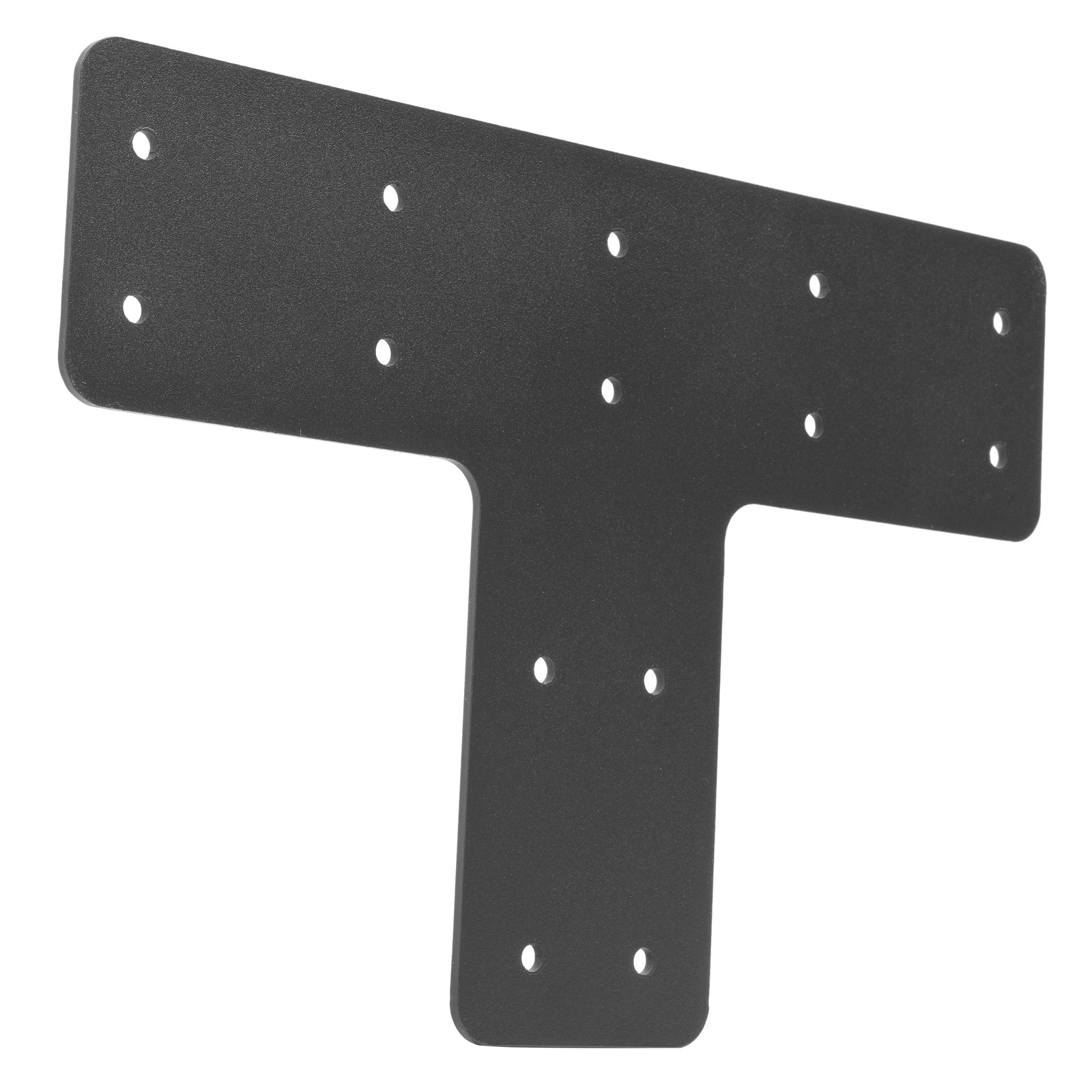 12*8″ 4PCS T Post Frame Pergola Bracket Flat Mending Plate Fit 4×4″,6″x6″ Lumber