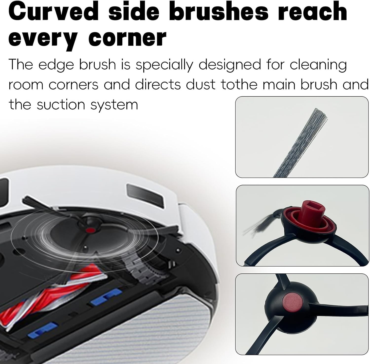 Replacement for ECOVACS DEEBOT N20 Plus N20 Pro Plus Vacuum Cleaner for Yeedi