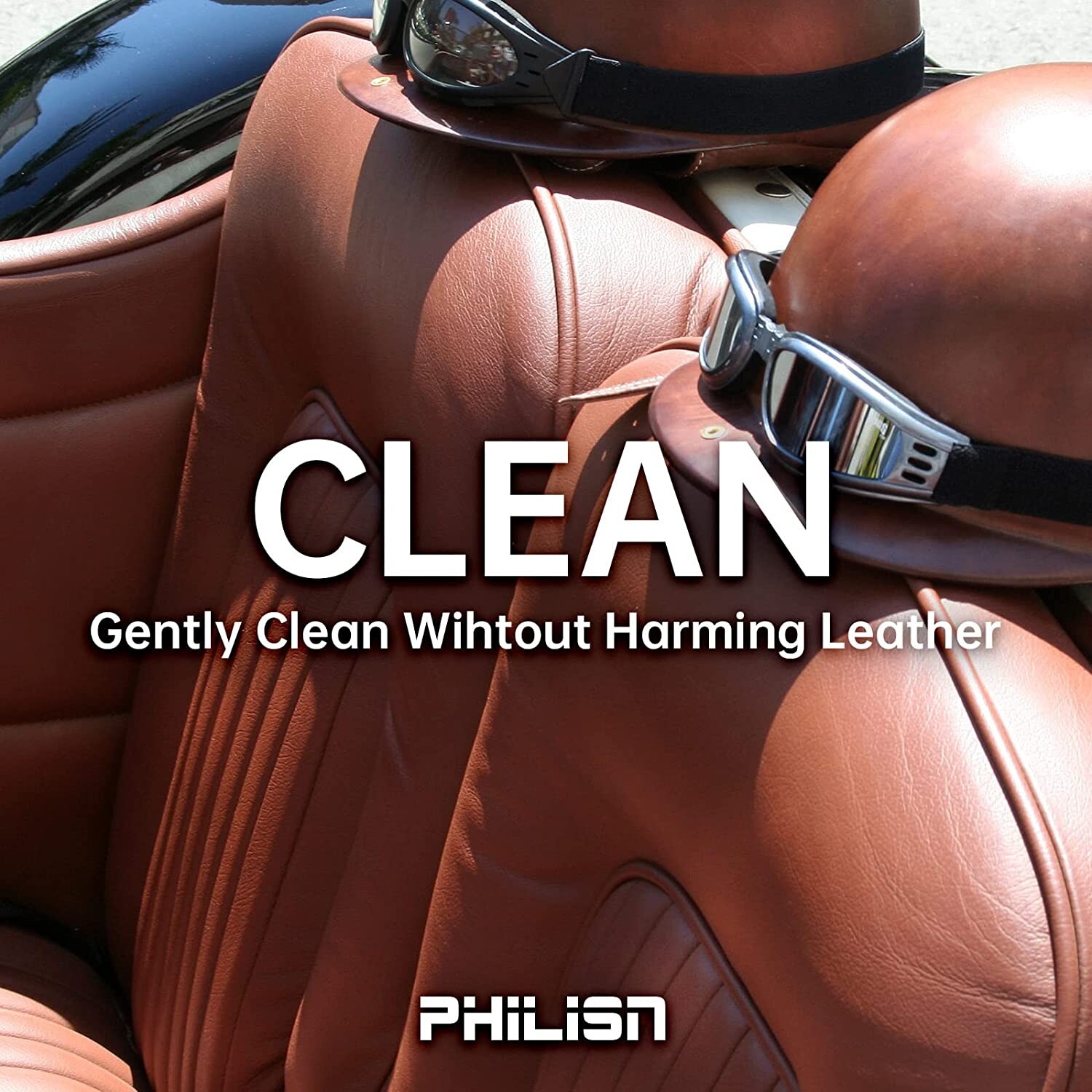 PHILISN Leather Cleaner and Conditioner Kit – Restores Leather Surfaces, New