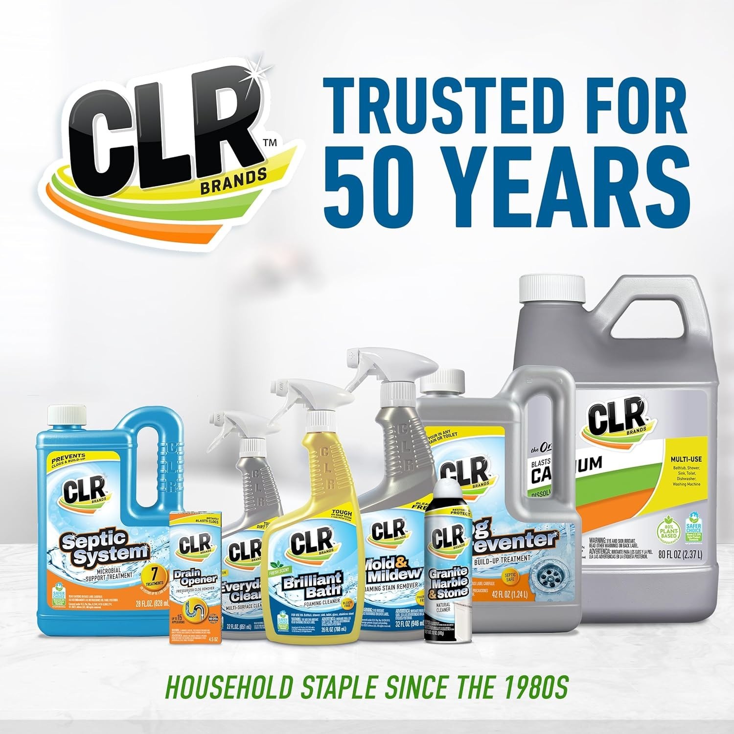CLR Calcium Lime and Rust Remover EPA Safer Choice 22 oz Spray