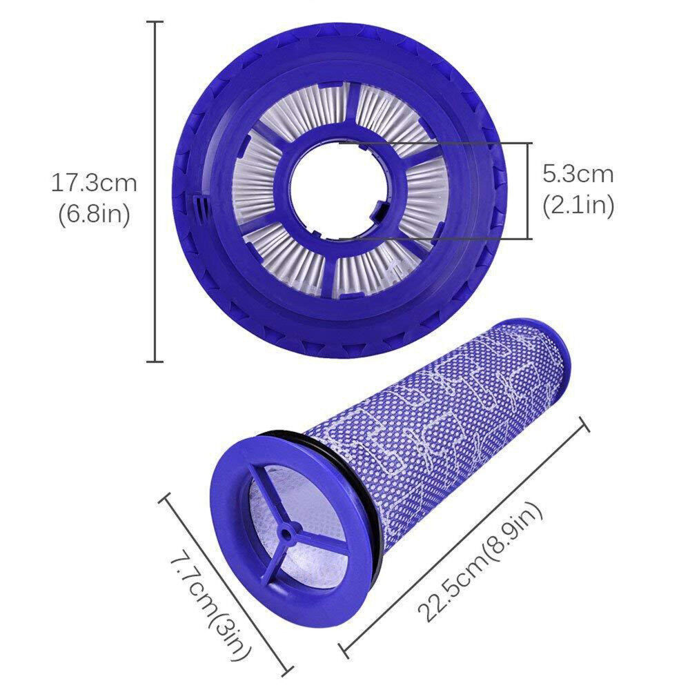 Replacement Pre Post HEPA Washable Filter Kit for Dyson DC41 DC65 DC66 UP13 UP20