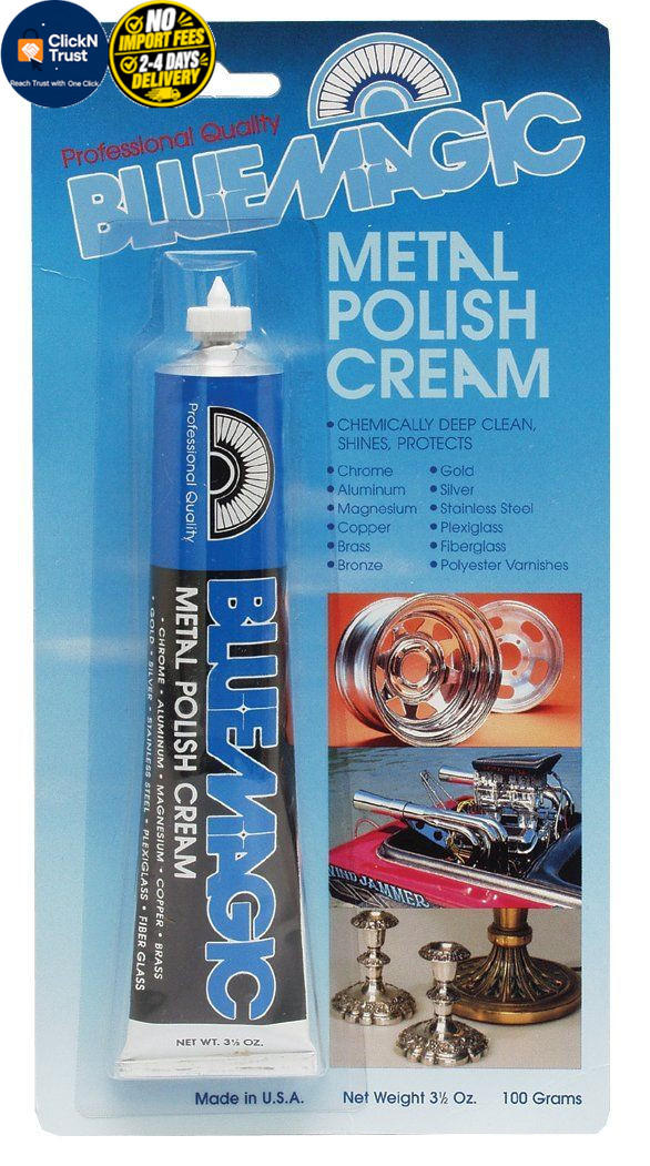 Blue Magic 300 Metal Polish Cream – 3.5 oz. Ounce (Pack of 1), White
