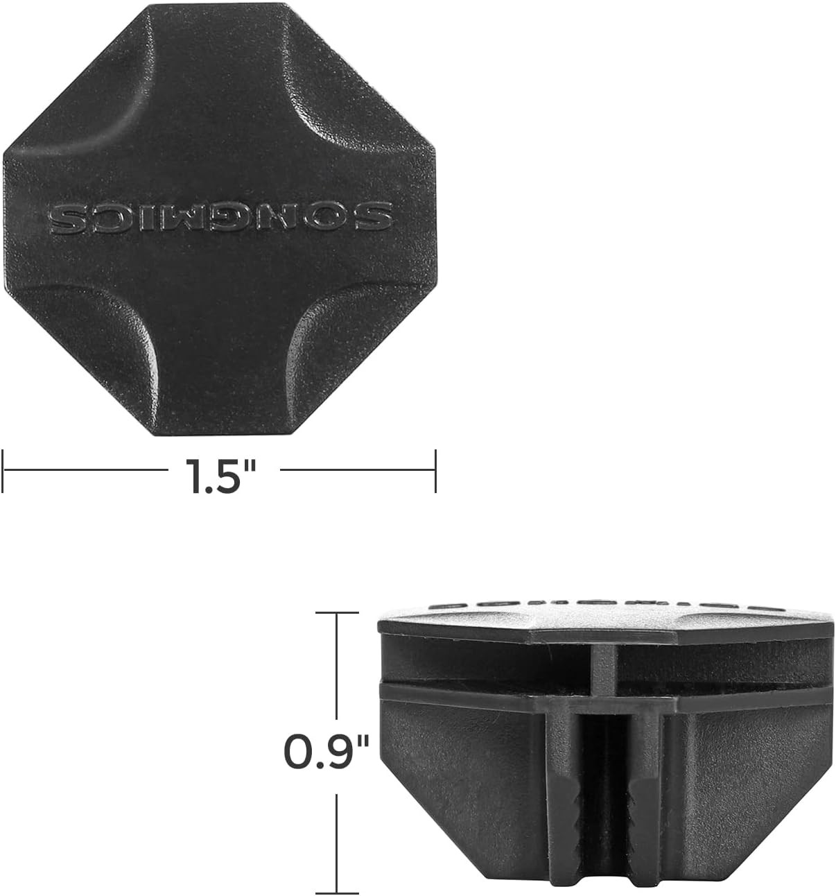 SONGMICS Plastic Connectors for DIY Wire Cube Storage Unit, 20 Pieces, ABS