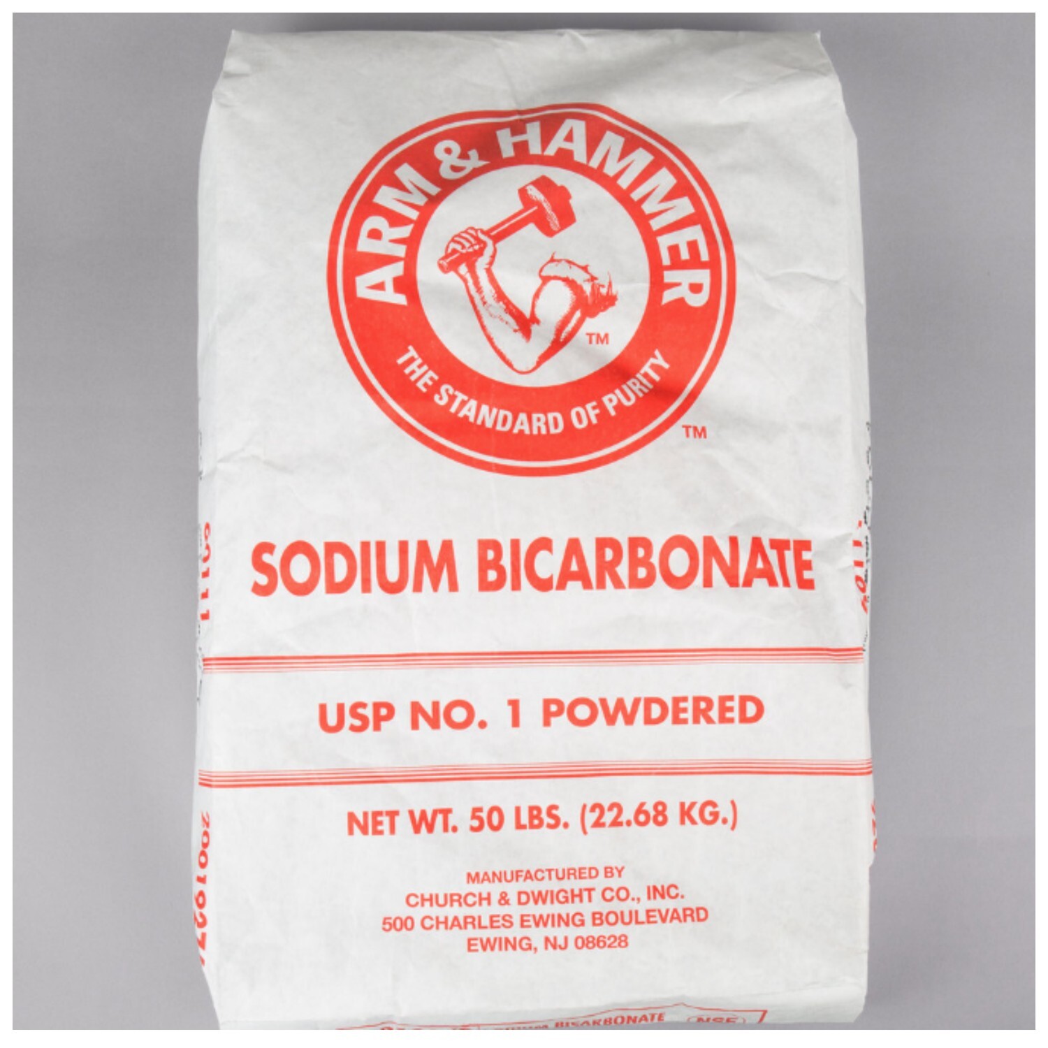 Baking Soda Multi Purpose Product All-Natural Sodium Bicarbonate Bulk Bag 50-lb