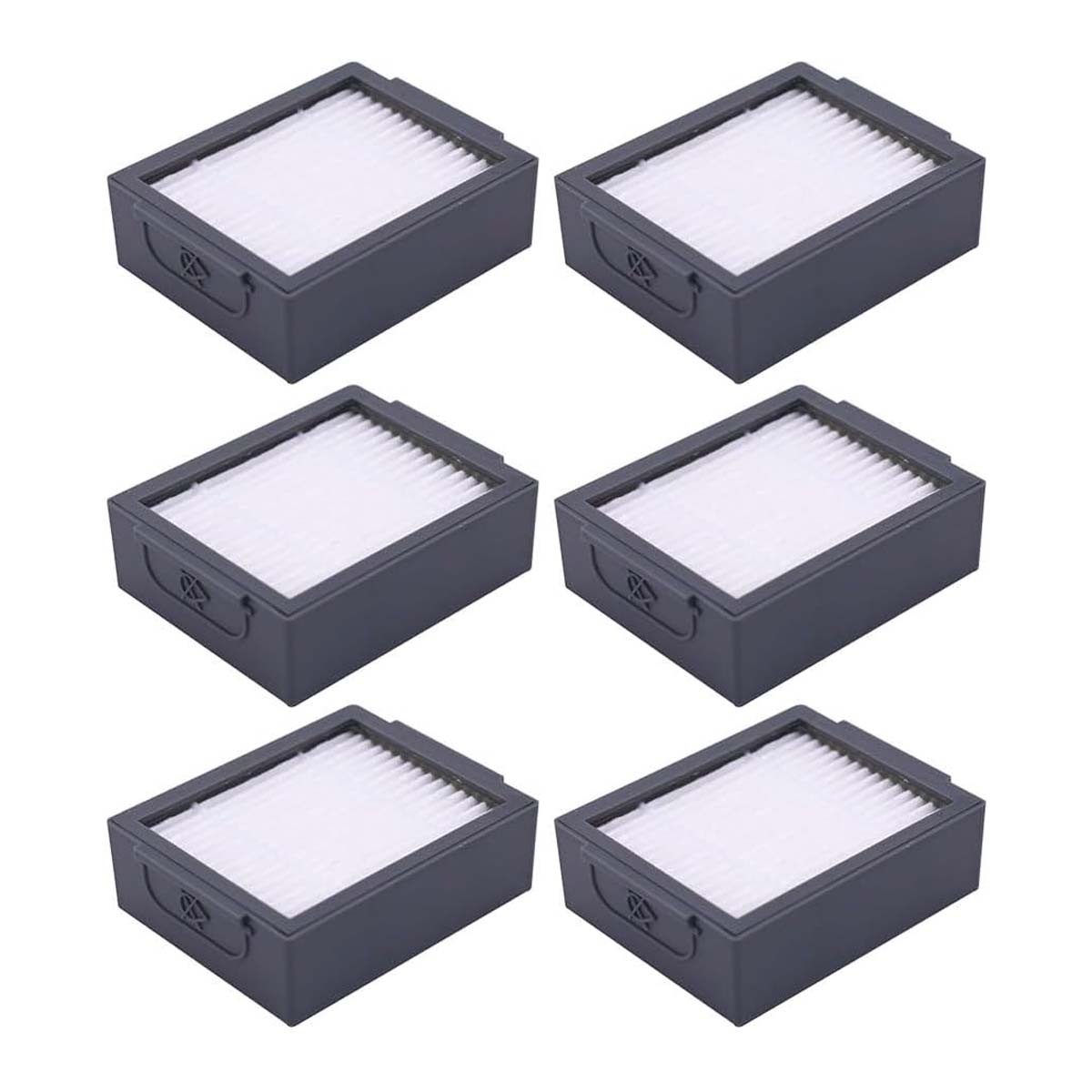 6x Replacement Filter for iRobot i3 i3 E5 E6 E7 Roomba I/E Series Sweeping Robot