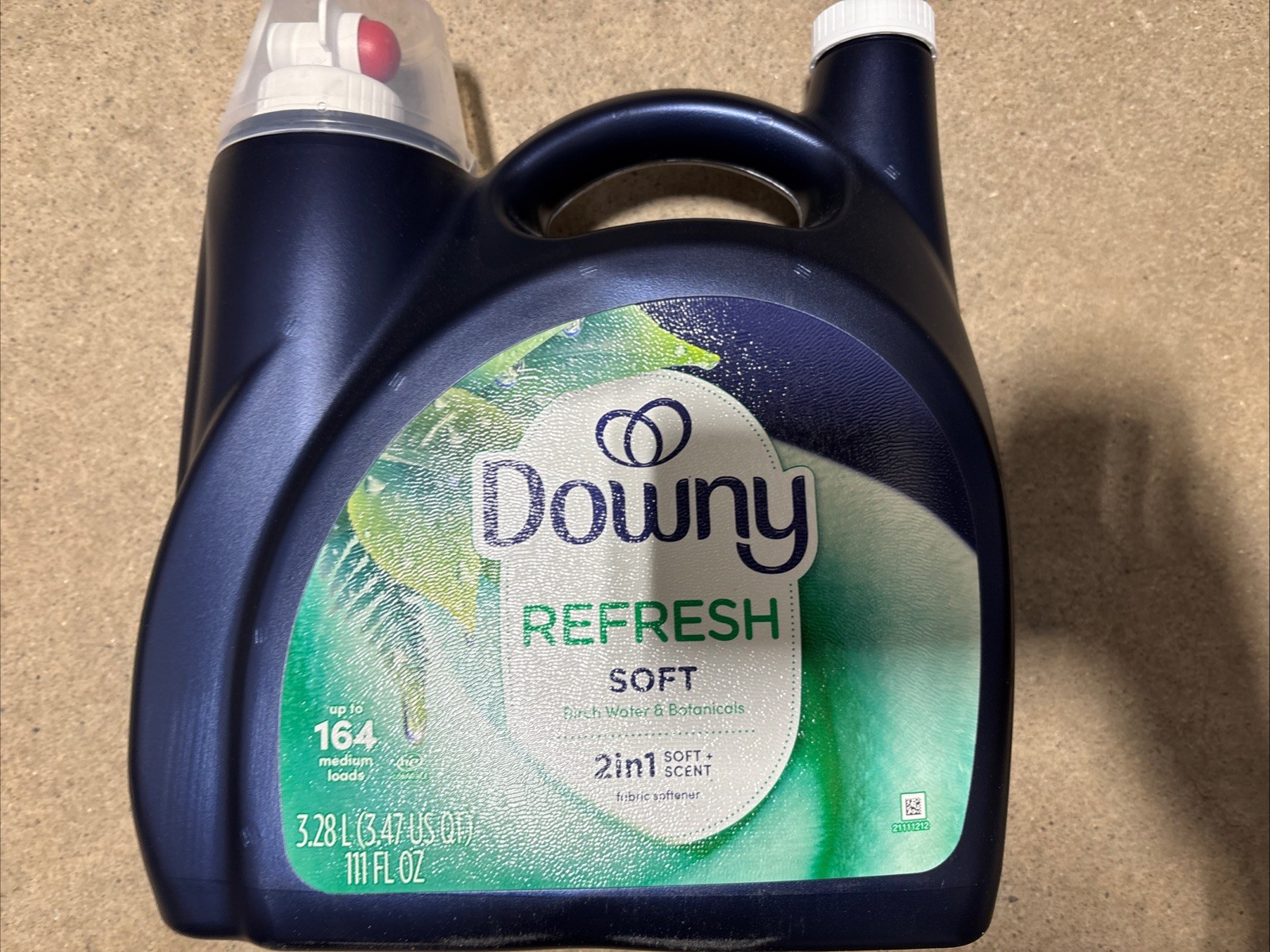Downy Refresh Soft Birch Water & Botanicals Fabric Softener 111oz