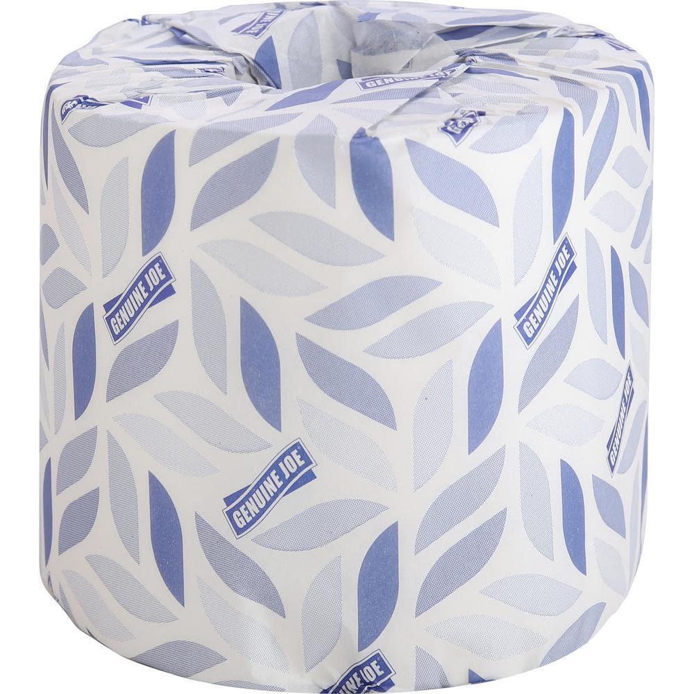 Genuine Joe Bath Tissue 2-Ply 400Sht/Roll 4″x3.15″ 96Roll/CT WE 2540096