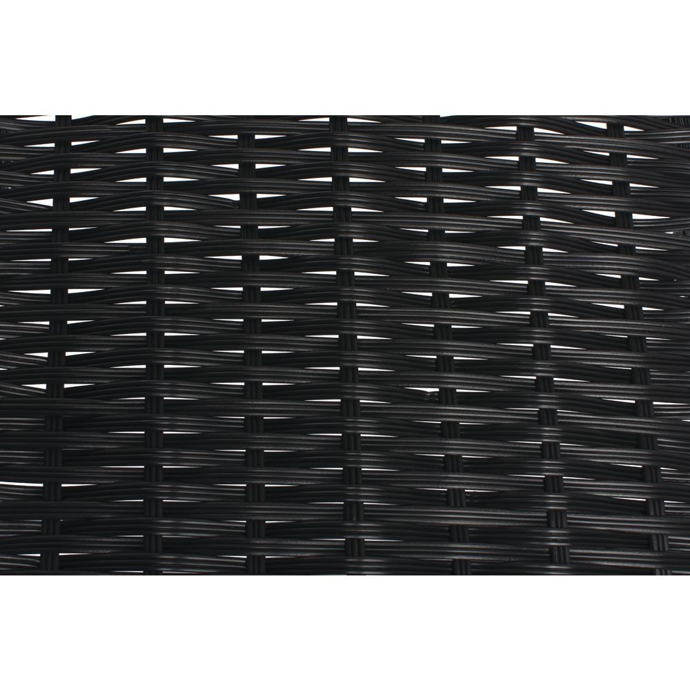 HUBERT® Storage Basket Rectangular Black Plastic – 7 1/2″L x 12″D x 1 1/2″ to