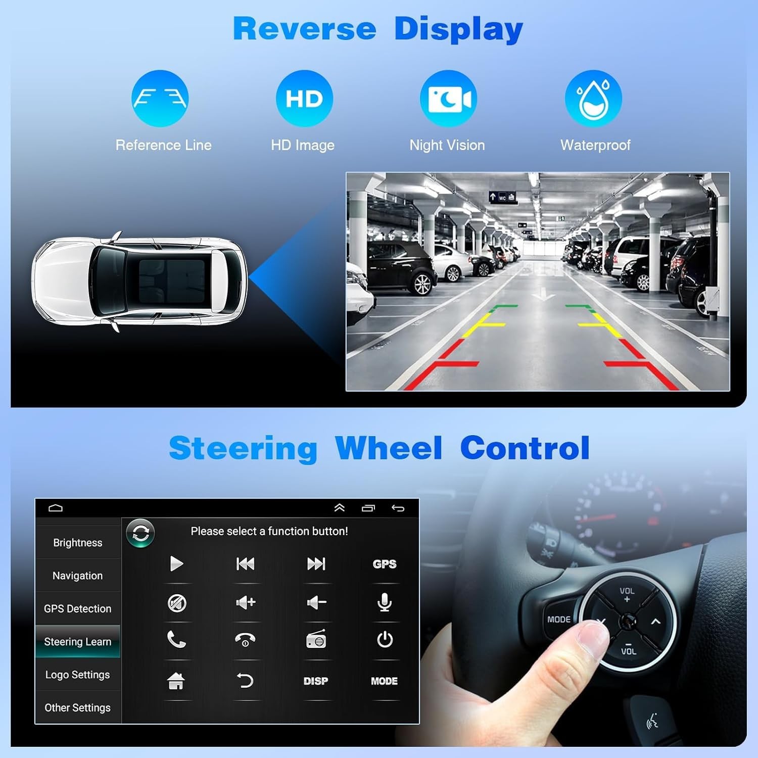 9inch Android 14 Car Stereo Radio Compatible for Toyota Prado 150 2009-2013
