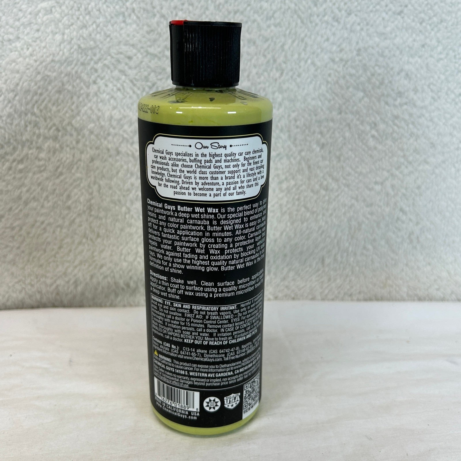 Chemical Guys Butter Wet Wax Deep Wet Shine Liquid Creme Carnauba 16oz 2 Pack