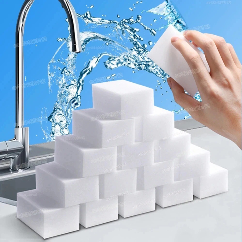 100Pcs Magic Sponge Eraser Melamine Washing Thick Remover Cleaning Foam Home