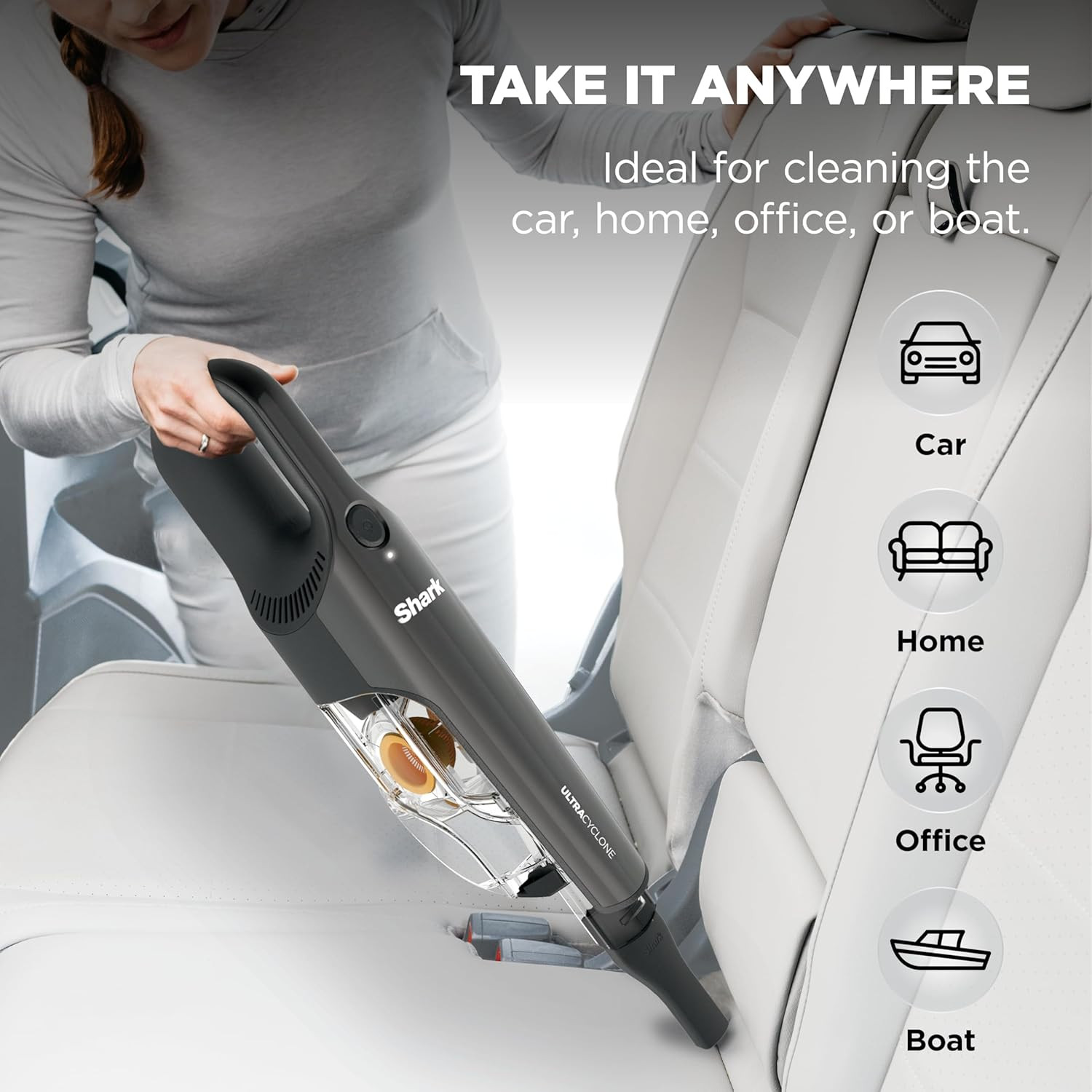 Shark Ultracyclone™ Pet Pro plus Cordless Hand Vacuum, Powerful Suction, Handhel