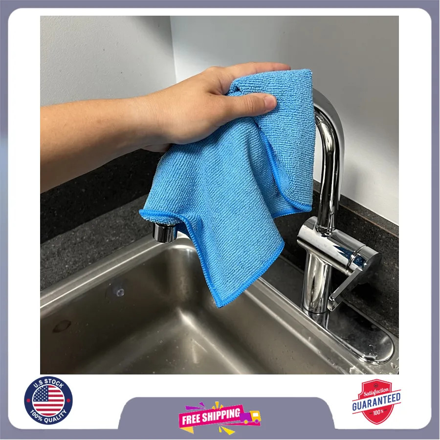 Auto Drive Multipurpose Microfiber Towels 12 x 16 Inch 100 Pack Cleaning Cloths