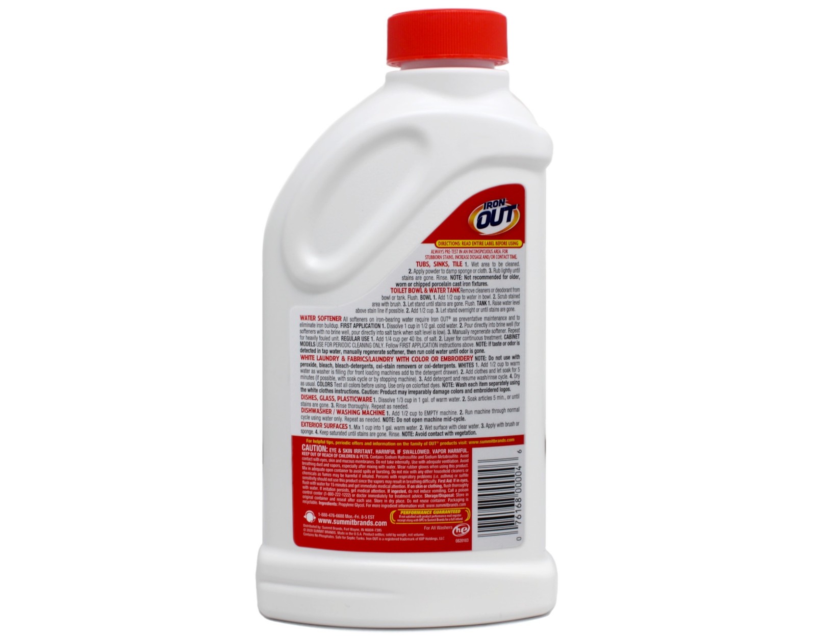 IRON OUT Rust Stain Remover Powder, 1 lb 12 oz Bottle