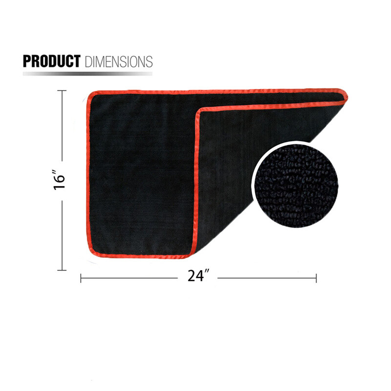 Microfiber Cleaning Cloth Towel Car Wash Detailing Towels Ultra Soft 16″ x 24″