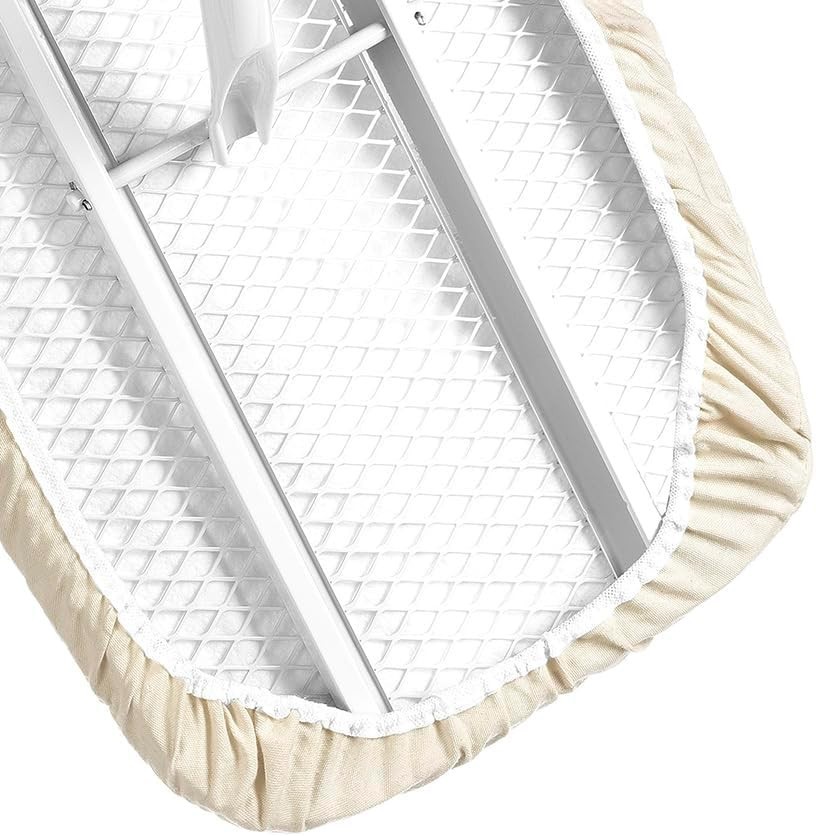 Ironing Board Cover Gray 15×54 inches cotton polyester scorch resistant draws…