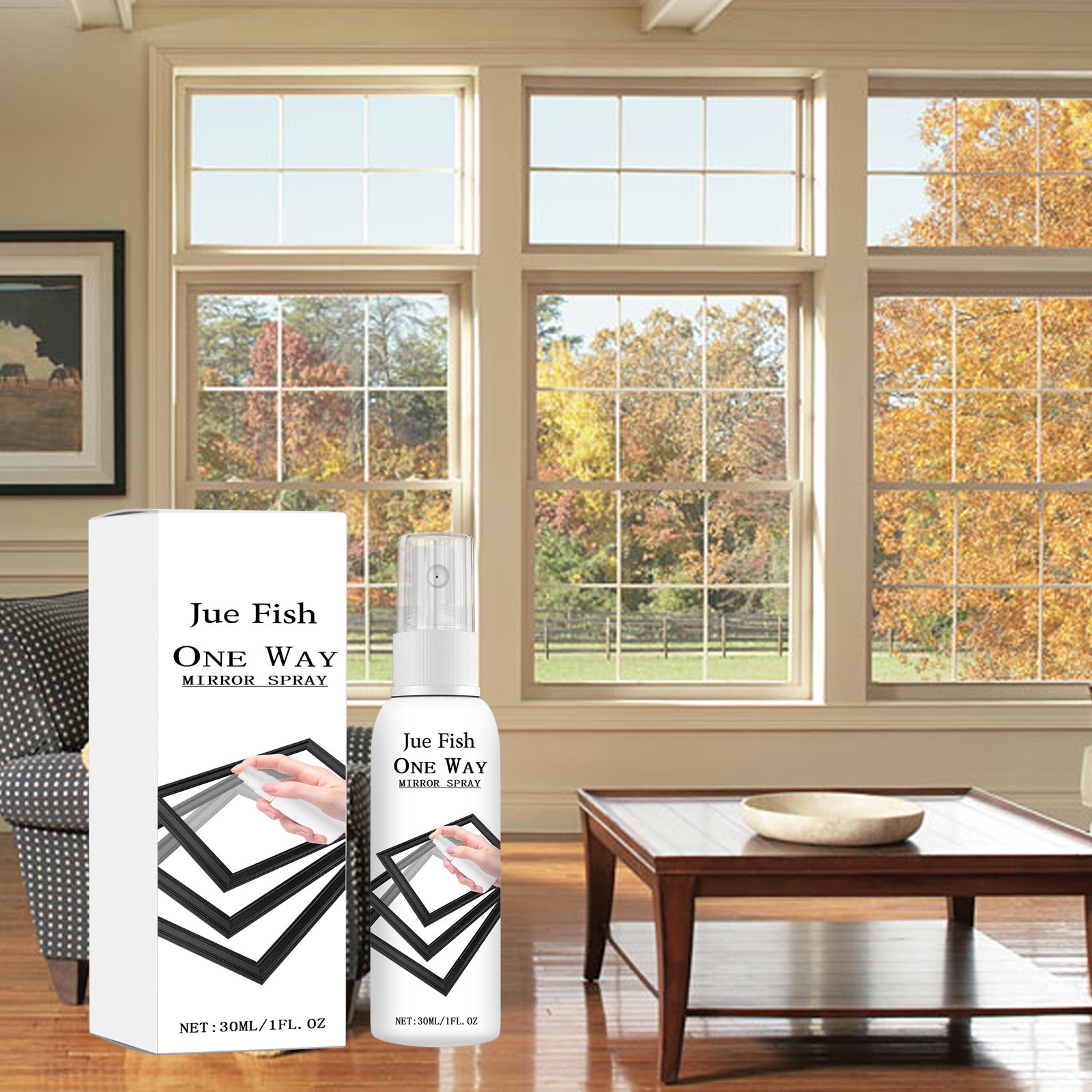 One Way Mirror Spray,Infrared Blocking Spray,Reflective Window Spray Home & Car