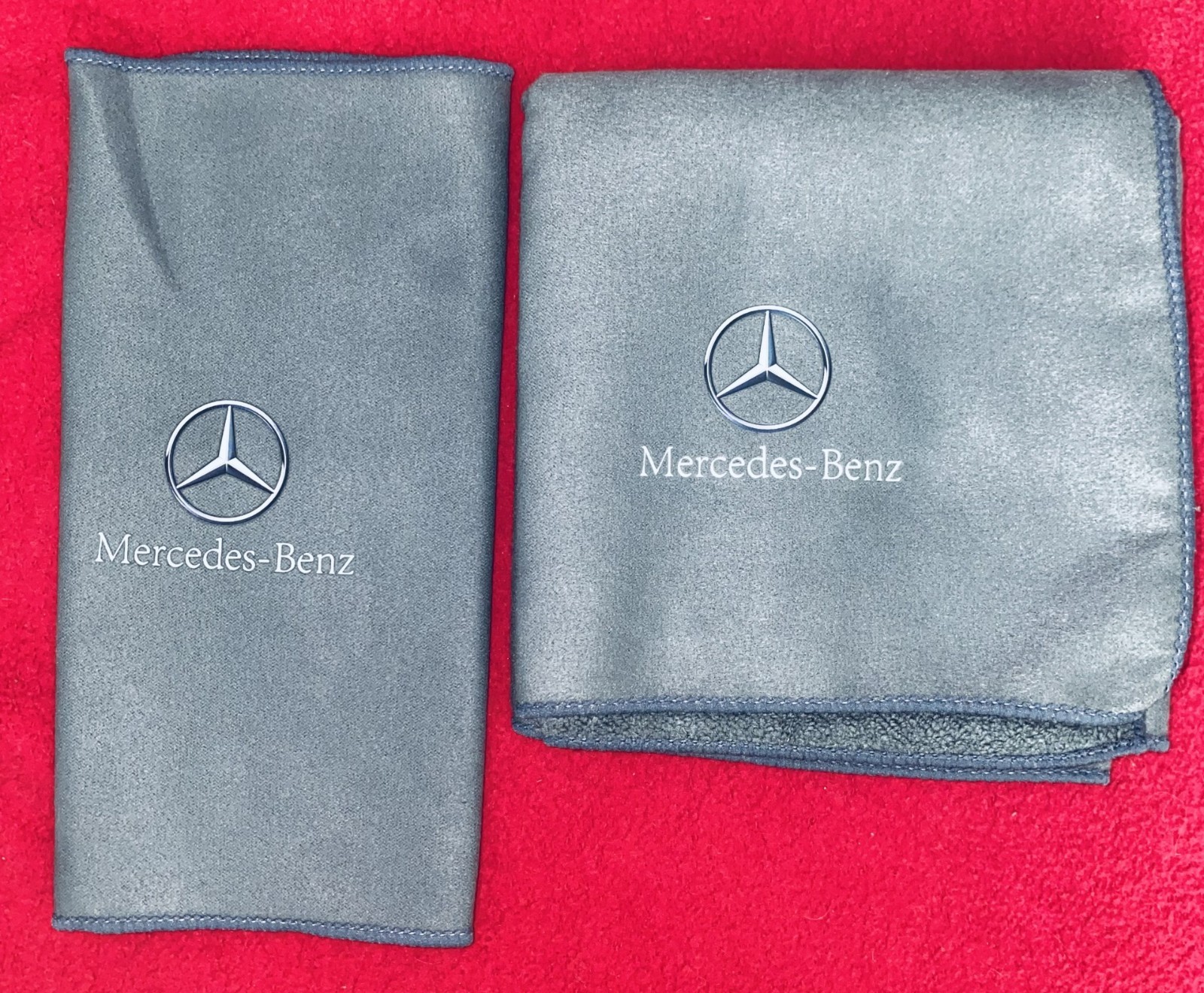 Mercedes Car wash towel special absorbent double-sided thickened interior wiping